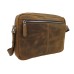 Leather Casual Messenger Bag LM09.Vintage Distress