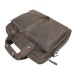 Classic Medium Full Grain Leather Messenger Laptop Bag LM19.Distress