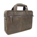 Classic Medium Full Grain Leather Messenger Laptop Bag LM23.Distress