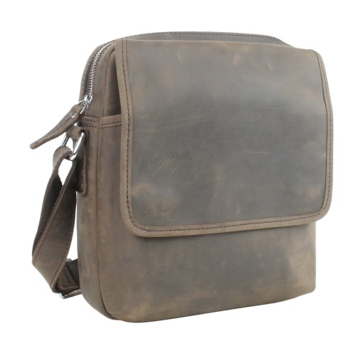 Full Grain Cowhide Leather Shoulder Messenger Bag LS62.DS