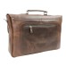 Classic Large Full Grain Leather Messenger Laptop Bag M62.CB