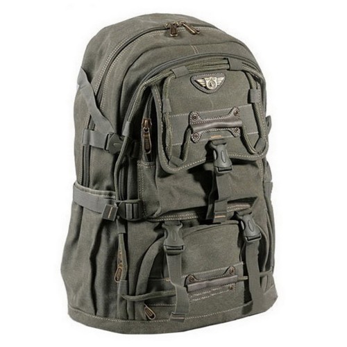 A.K. Canvas Backpack T9047.MG