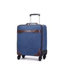 M.G. Canvas Wheel Luggage mu3001. BLU