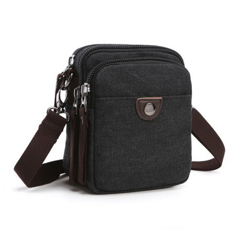 M.G. Canvas Shoulder Messenger Bag mu5017. DG