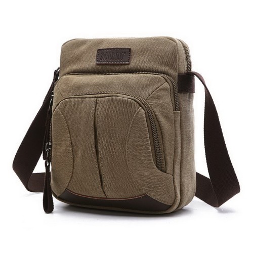 M.G. Canvas Shoulder Messenger Bag mu5067. KK