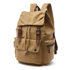 M.G. Canvas Backpack mu6048. Khaki