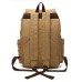 M.G. Canvas Backpack mu6048. Khaki