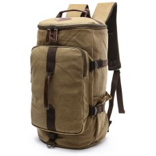 M.G. Canvas Duffle Bag mu6051. Khaki