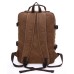 M.G. Canvas Backpack mu8524. Coffee