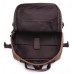 M.G. Canvas Backpack mu8524. Coffee