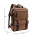 M.G. Canvas Backpack mu8524. Coffee