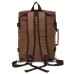 M.G. Canvas Backpack mu8536. Coffee