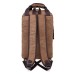 M.G. Canvas Shoulder Messenger Bag mu8565. Coffee