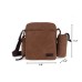 M.G. Canvas Shoulder Messenger Bag mu8570. DG