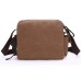 M.G. Canvas Shoulder Messenger Bag mu8571. Coffee