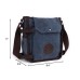 M.G. Canvas Shoulder Messenger Bag mu8576. Blue