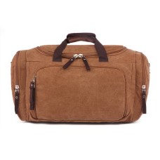 M.G. Canvas Duffle Bag mu8581. Coffee