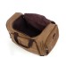 M.G. Canvas Duffle Bag mu8581. Coffee