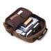 M.G. Canvas Backpack mu8586. Coffee