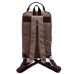 M.G. Canvas Backpack mu8602. Coffee