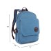 M.G. Canvas Backpack mu8608. Blue