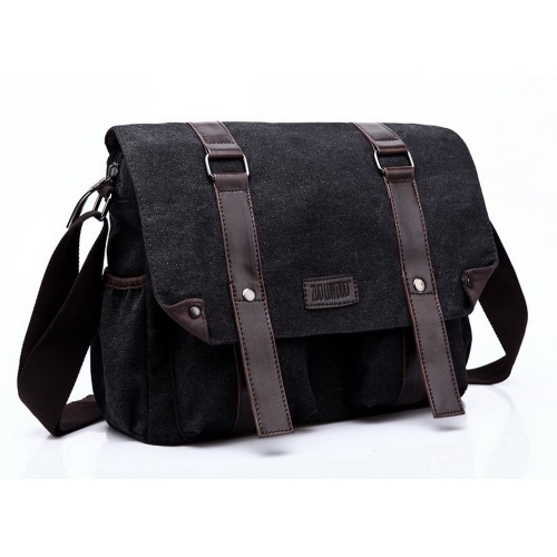 M.G. Canvas Shoulder Messenger Bag mu8611. DG