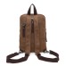 M.G. Canvas Backpack mu8620. Coffee