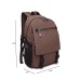 M.G. Canvas Backpack mu8626. Coffee