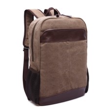 M.G. Canvas Backpack mu8631. Coffee