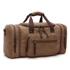 M.G. Canvas Duffle Bag mu8642. Coffee