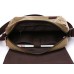 M.G. Canvas Shoulder Messenger Bag mu8646. Coffee