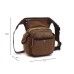 M.G. Canvas Waist Bag mu8648-1. Coffee