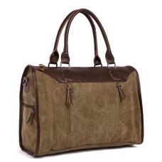 M.G. Canvas laptop bag mu8651. Coffee