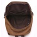 M.G. Canvas Backpack mu8687. Coffee