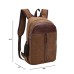 M.G. Canvas Backpack mu8687. Coffee