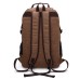 M.G. Canvas Backpack mu8817. Coffee