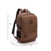 M.G. Canvas Backpack mu8817. Coffee