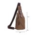 M.G. Canvas Chest Pack mu8824. Coffee