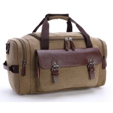 M.G. Canvas Duffle Bag mu8830. Khaki