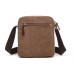 M.G. Canvas Shoulder Messenger Bag mu8840. Khaki