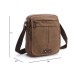 M.G. Canvas Shoulder Messenger Bag mu8842. Coffee