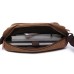 M.G. Canvas Shoulder Messenger Bag mu8847. Coffee