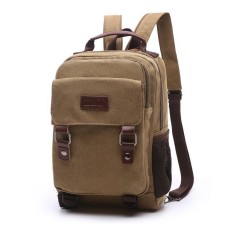 M.G. Canvas Backpack mu8853. Khaki