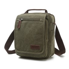 M.G. Canvas Shoulder Messenger Bag mu8858. Green